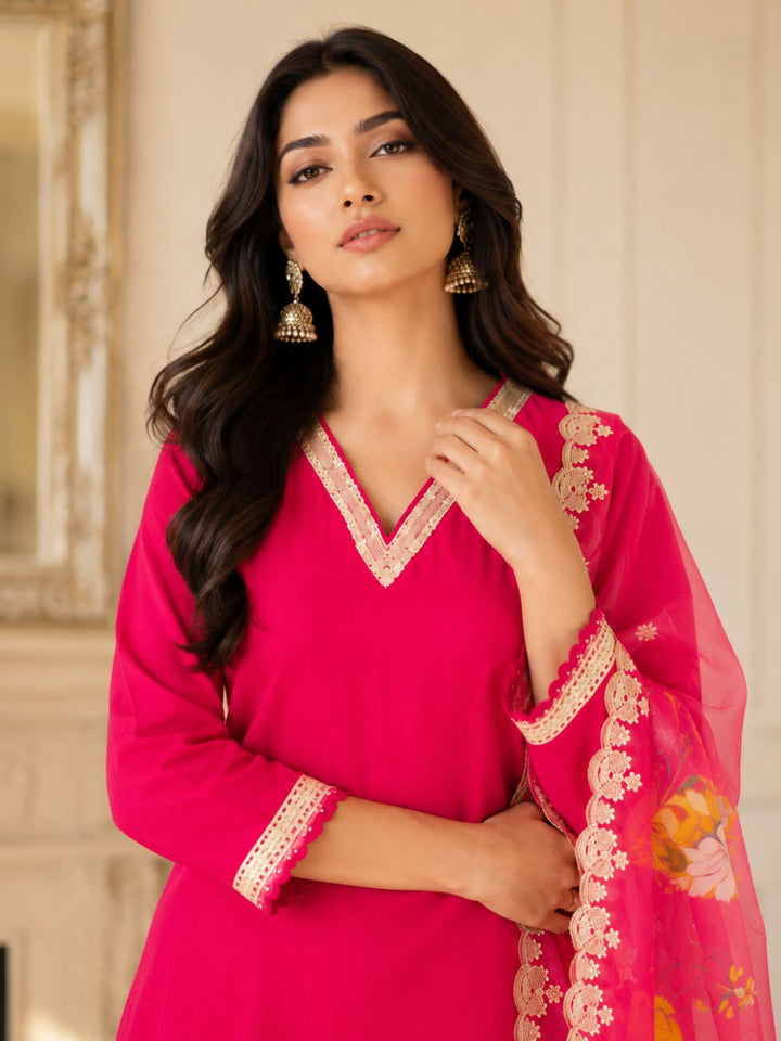 Mika Rose Suit Set