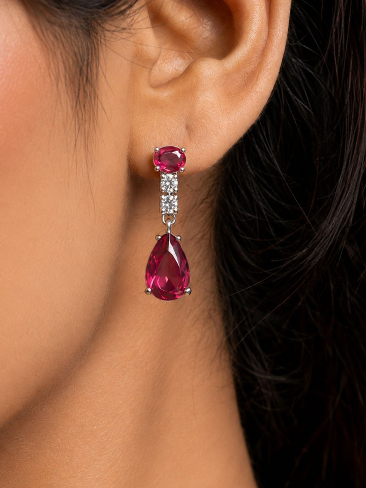 Nayra diamond necklace with earings set
