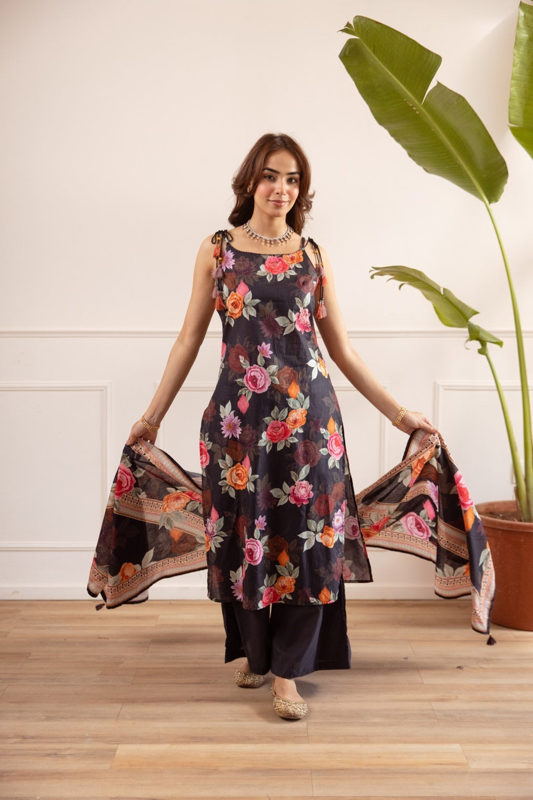 Karen blake cotton suit set