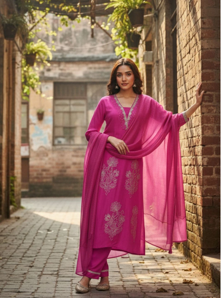 Albeli Rose Premium Work Suit Set