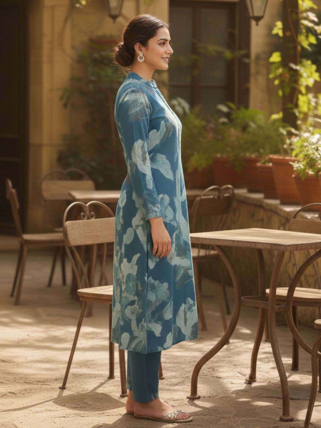 Pavitra ocean printed co-ord set