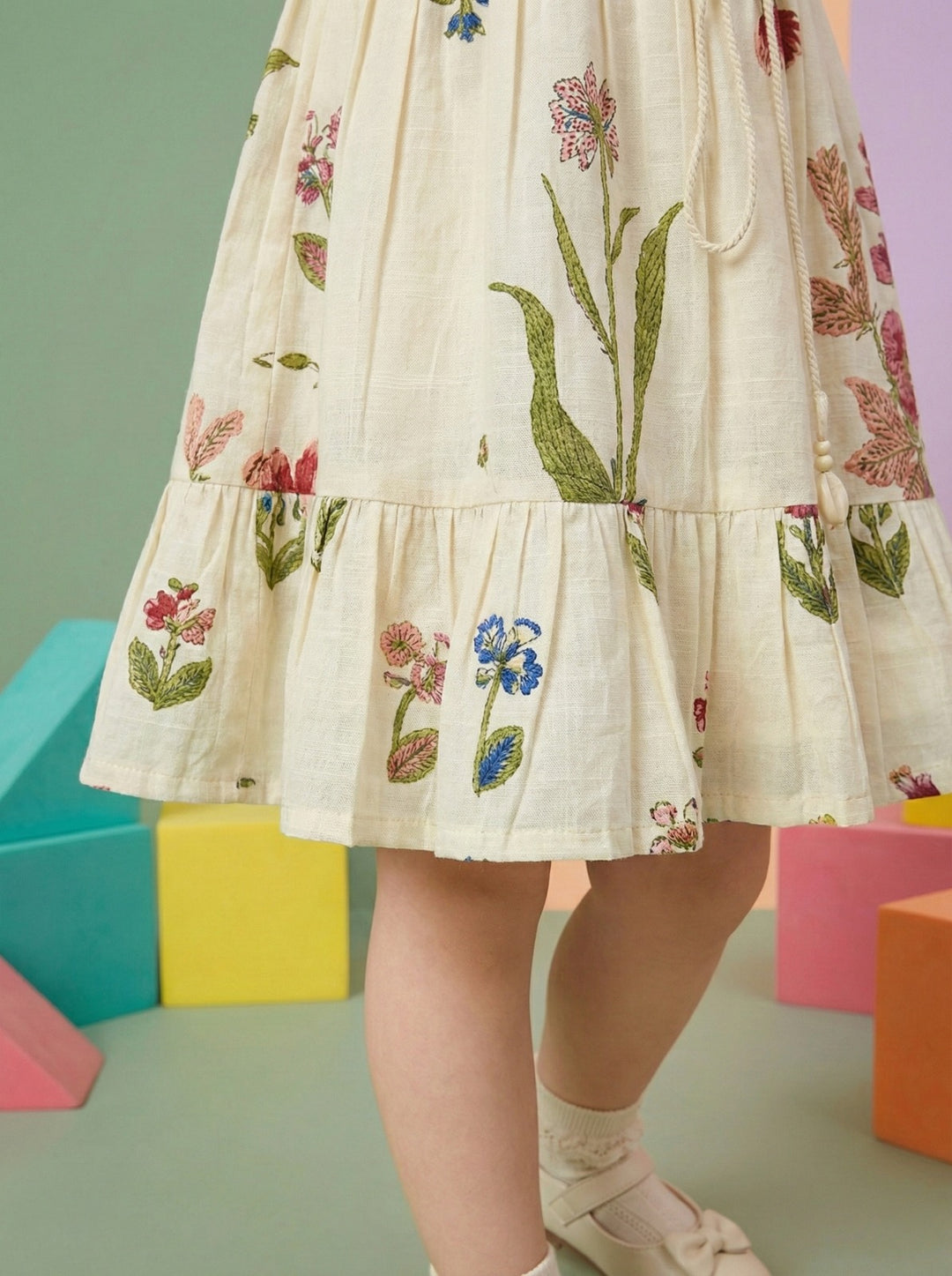 Joy flora cotton kids dress