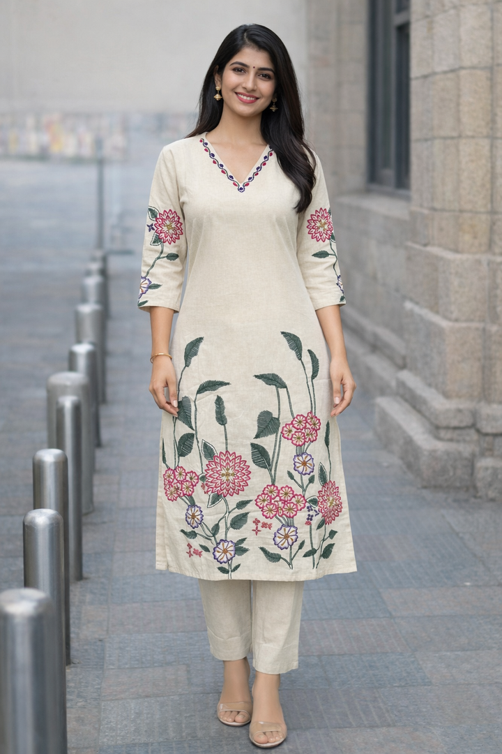 Kartar angel cotton suit set