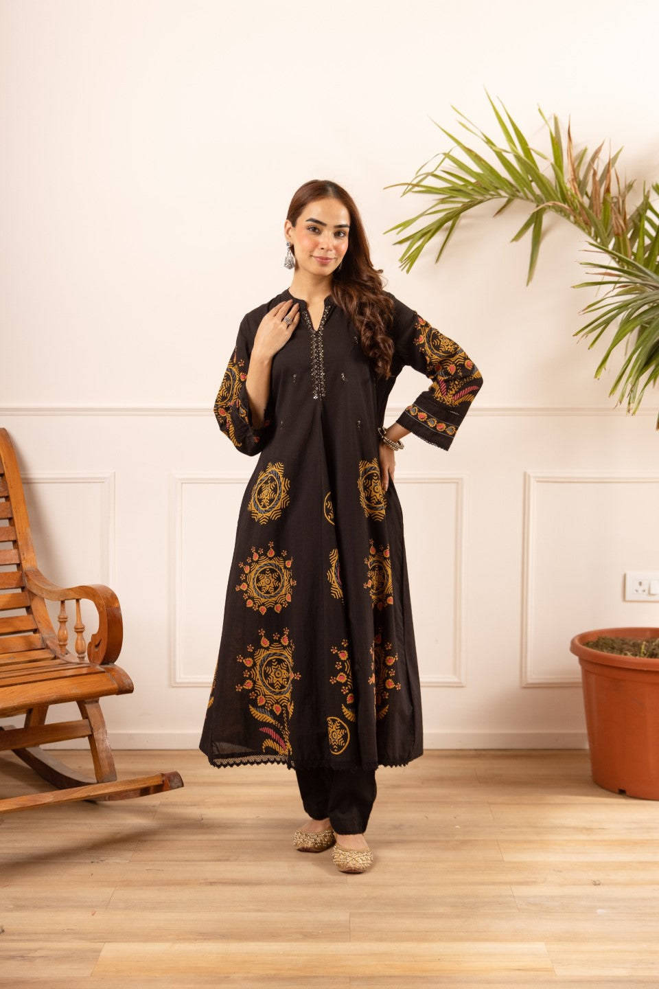 Karen ink printed kurta pant set