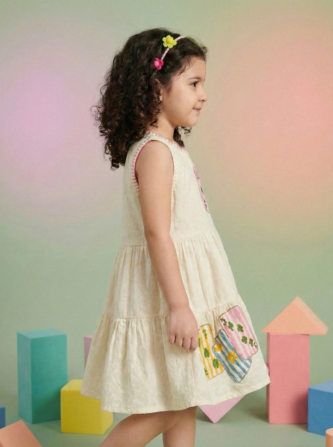 Joy Dice Cotton kids dress