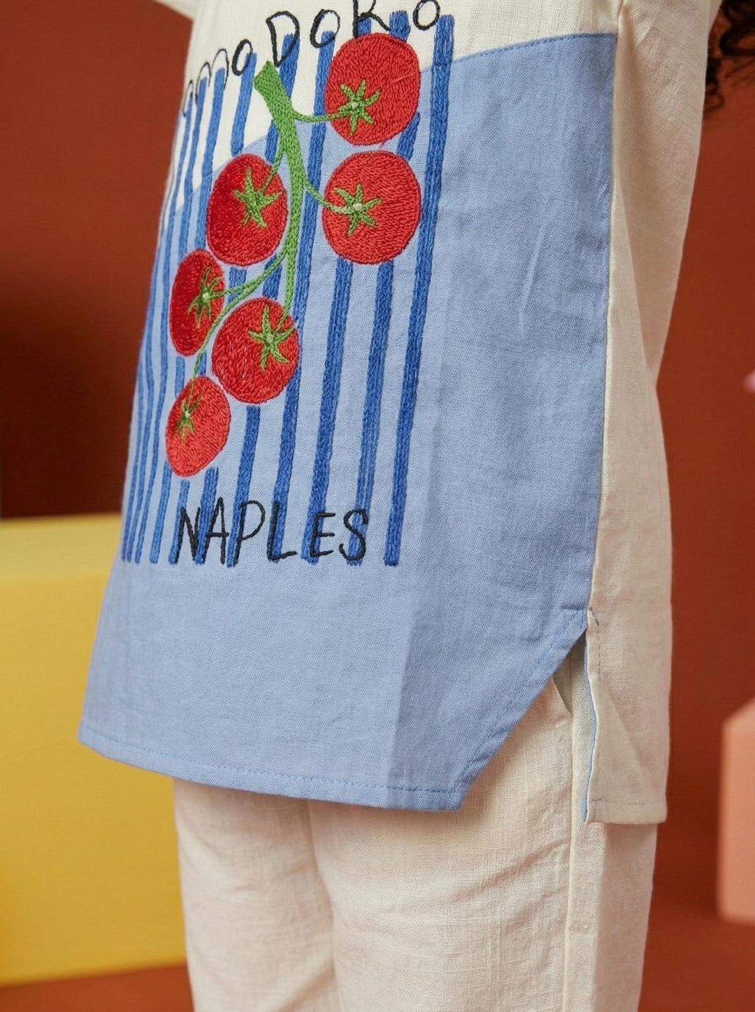 Joy tomatoes cotton co-ord set