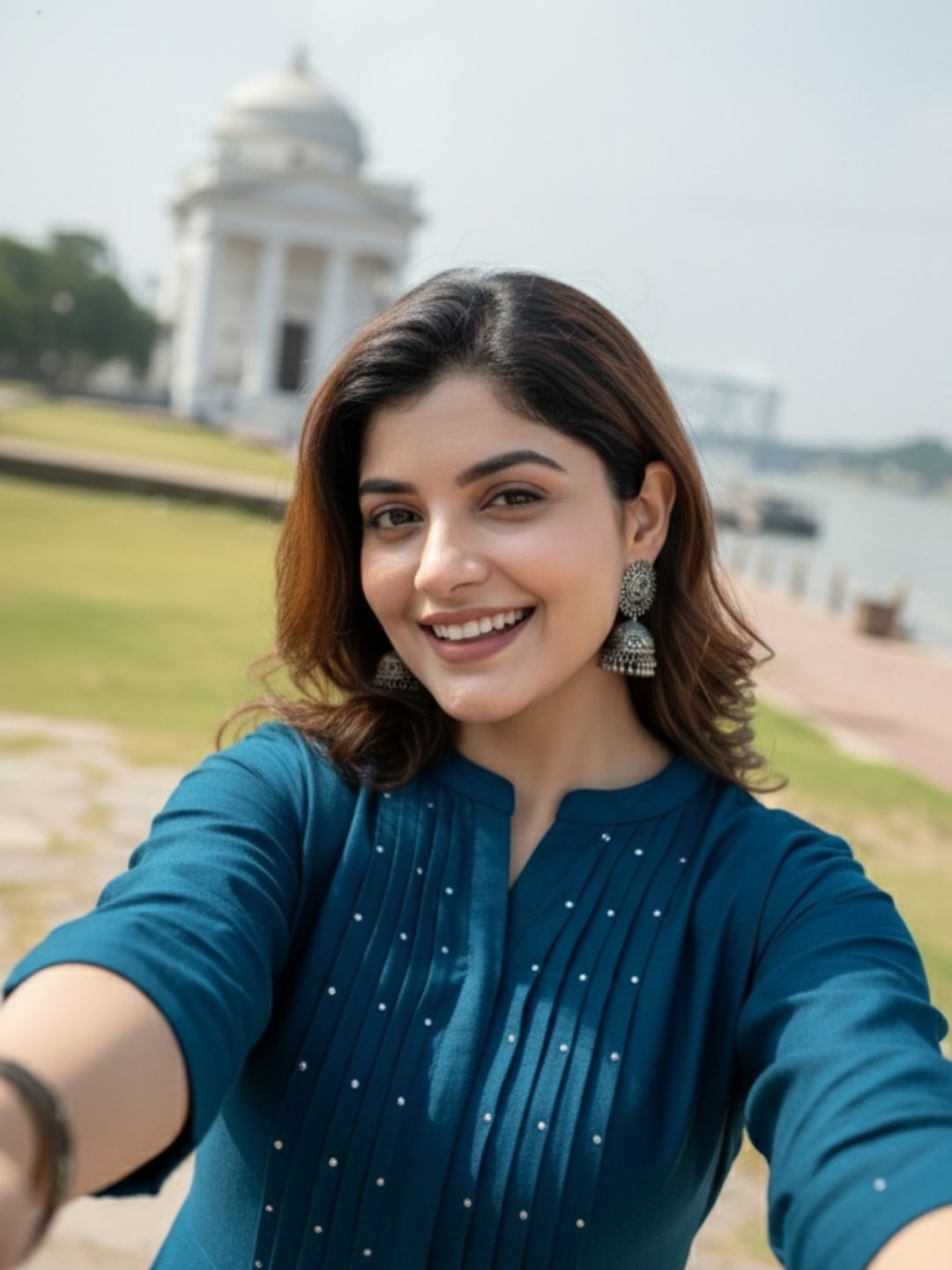 Mika Azure Kurta Pant Set