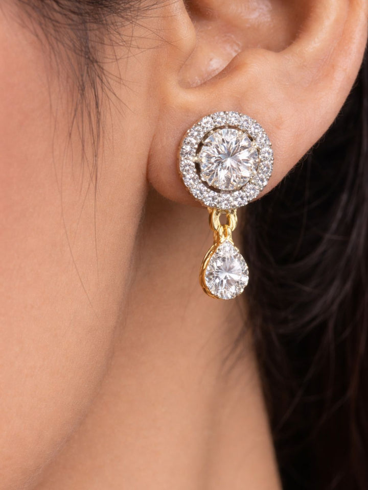 Rivaaz diamond Mangalsutra with earings set