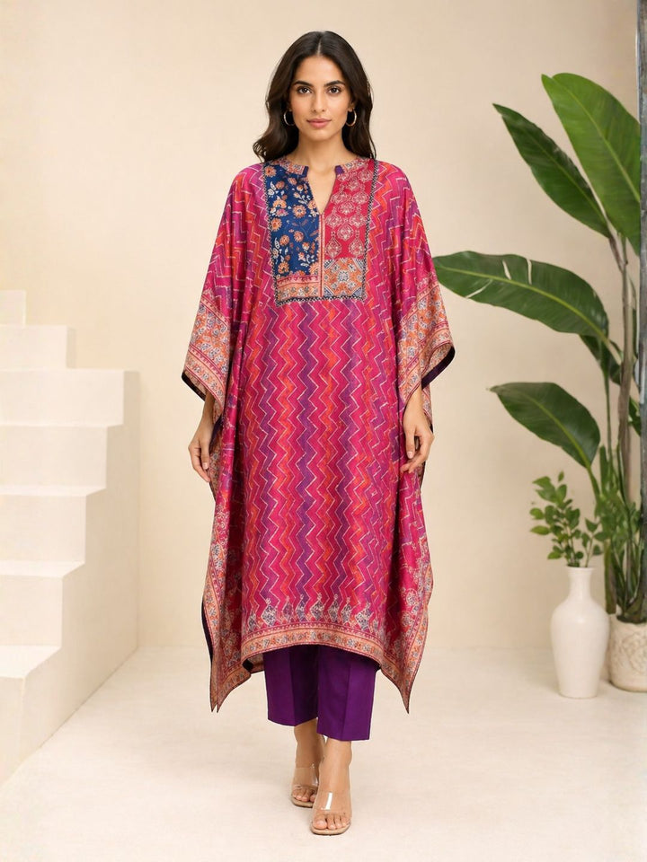 Maurya Ruby Premium Muslin Kaftan Pant Set