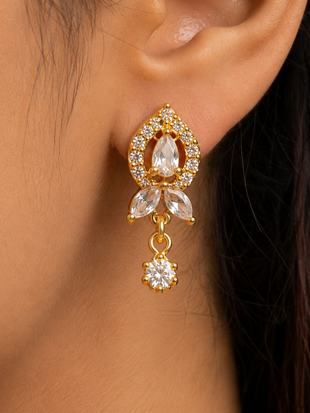 Nayra diamond Mangalsutra with earings set