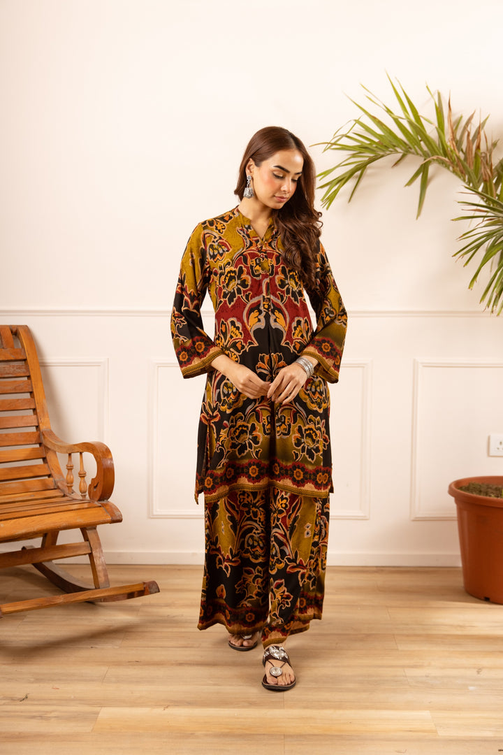 Karen russet printed Co-ord set