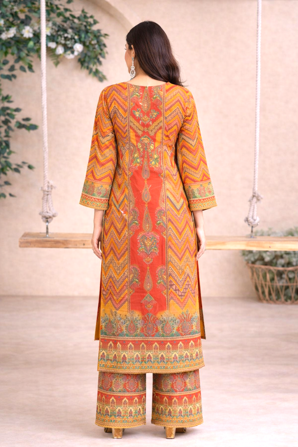 Morni amber full work suit set