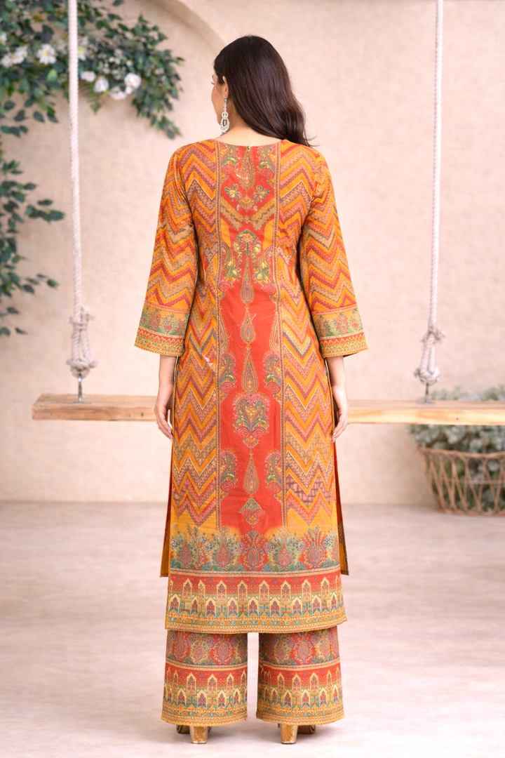 Morni amber full work suit set