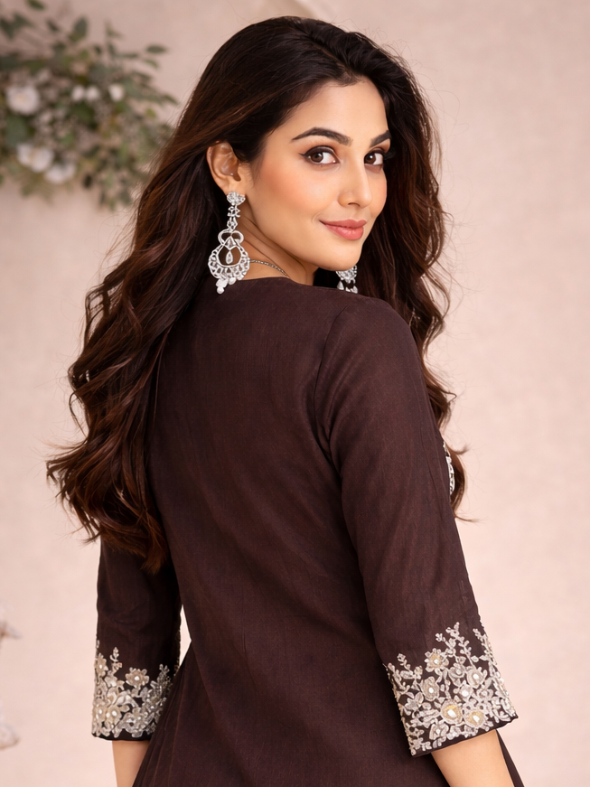 Rasā Jade Handwork Luxury Fusion Wear Set