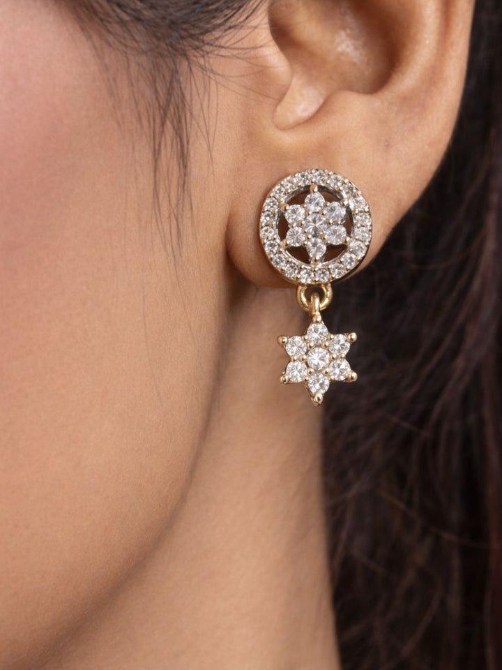 Rivaaz diamond Mangalsutra with earings set