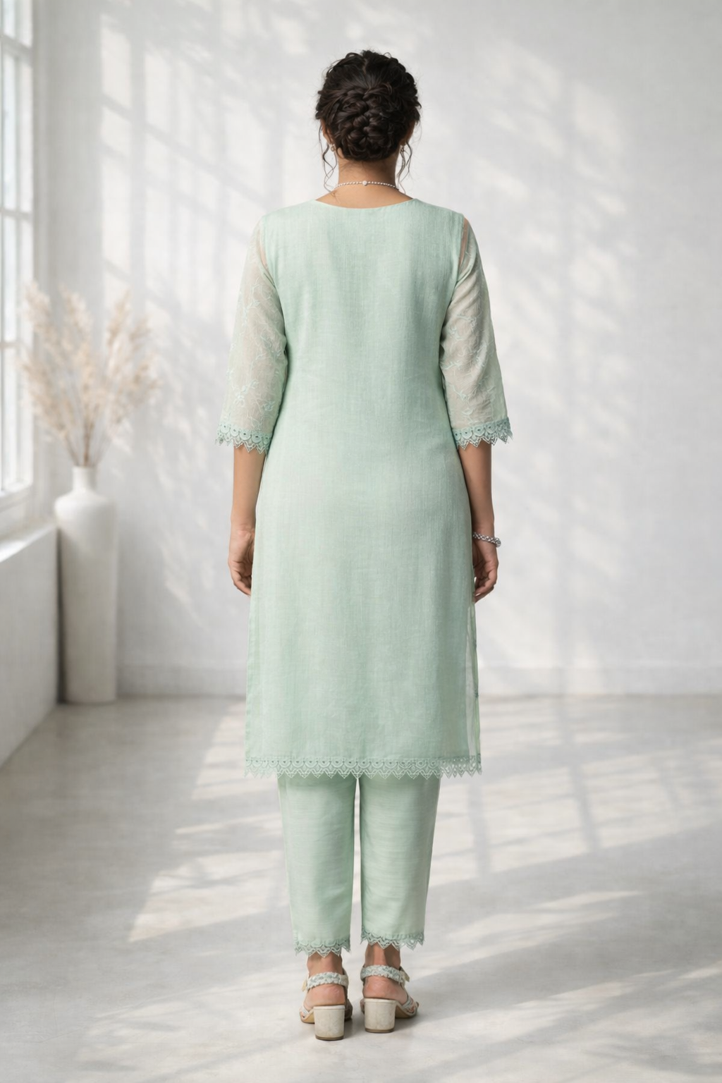 Anumeha moss full work co-ord set