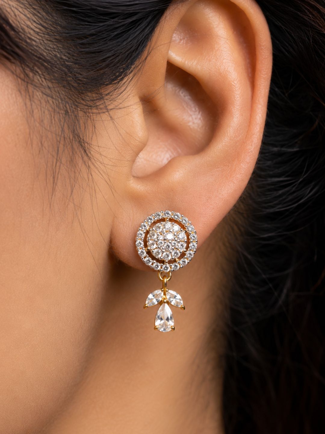Nayra diamond Mangalsutra with earings set