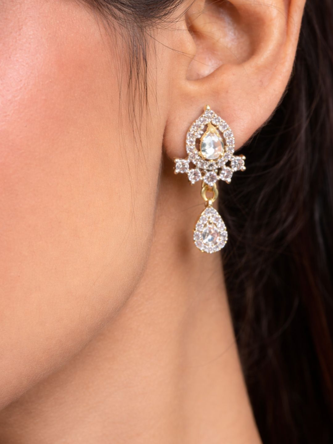 Rivaaz diamond Mangalsutra with earings set