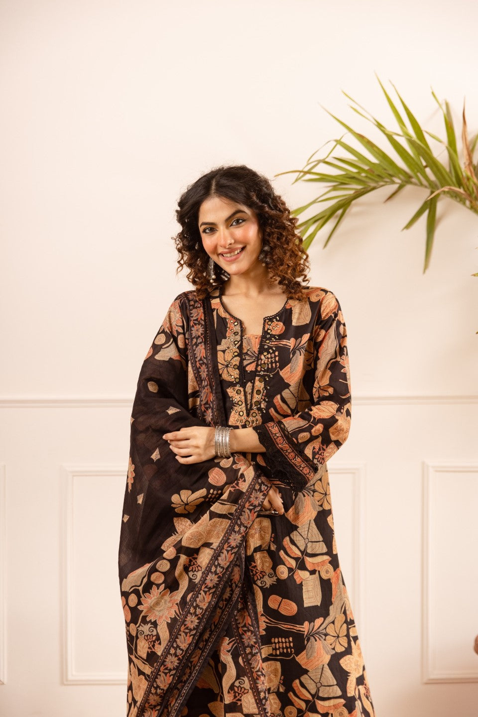 Karen oslo printed cotton suit set