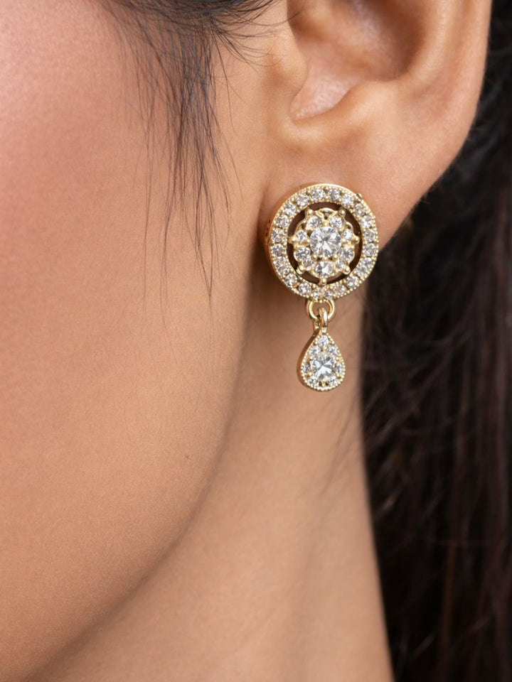 Rivaaz diamond Mangalsutra with earings set