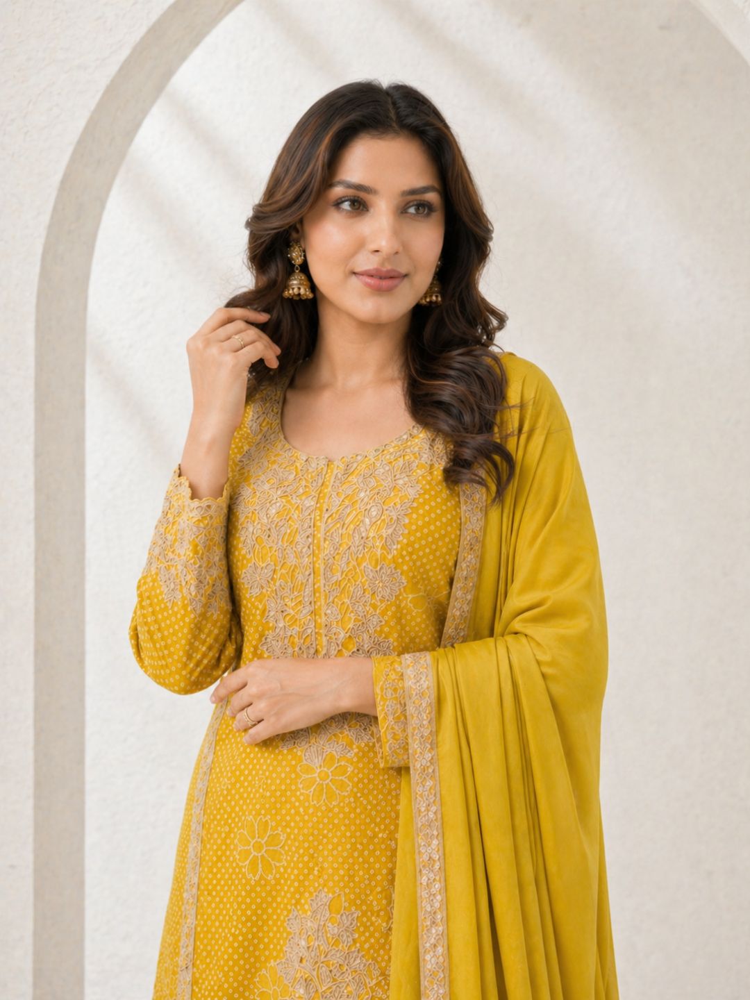 Zarkash Amber Full Work Suit Set