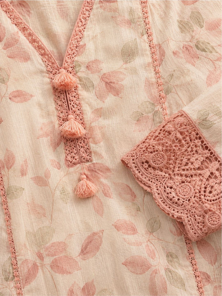 Swades blossom cotton co-ord set