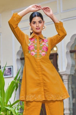 Darika Sunrise Embroidered Co-ord Set