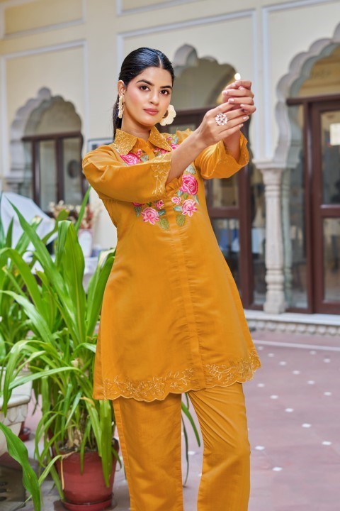 Darika Sunrise Embroidered Co-ord Set