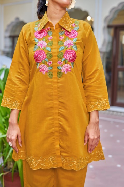 Darika Sunrise Embroidered Co-ord Set