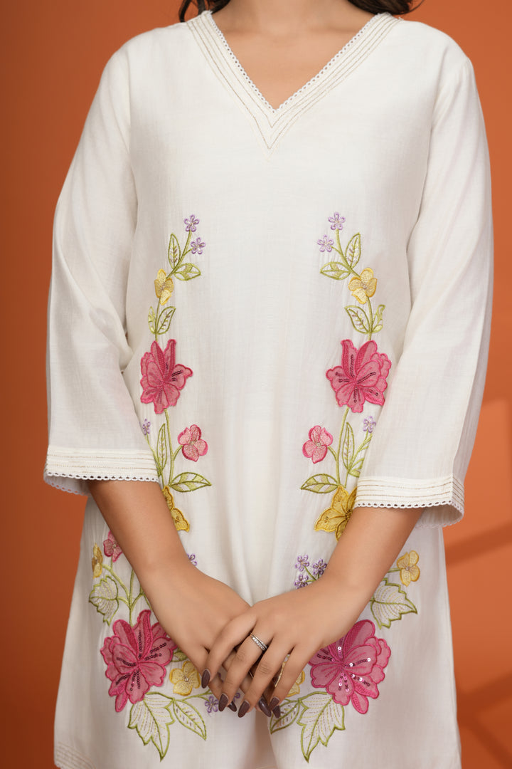 Darika Misri Embroidery Co-ord Set