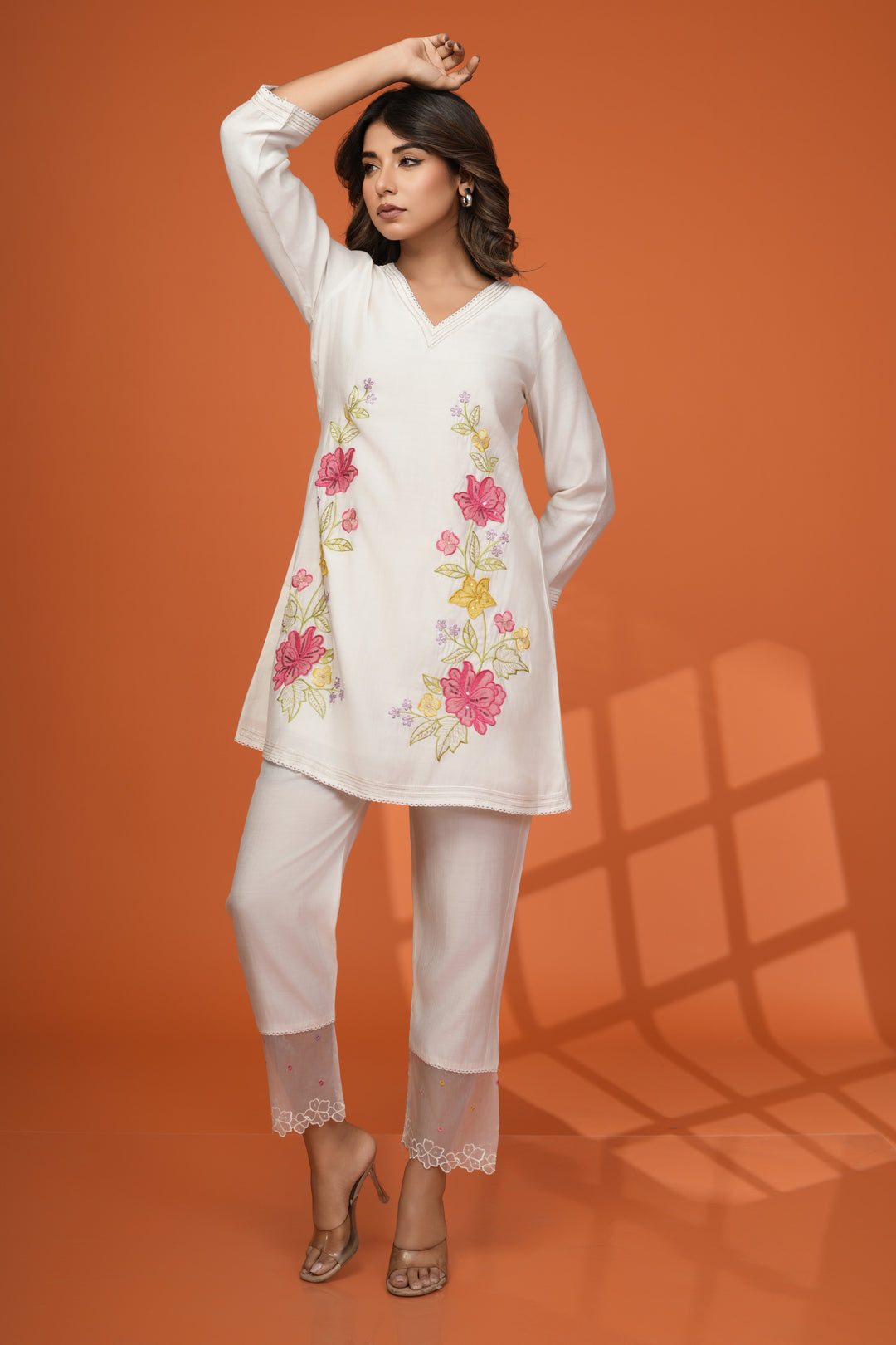 Darika Misri Embroidery Co-ord Set