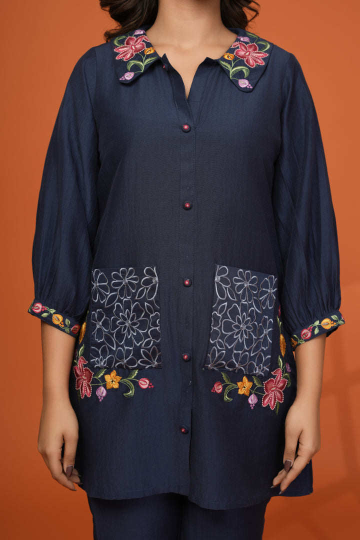 Darika Indi Embroidery Co-ord Set