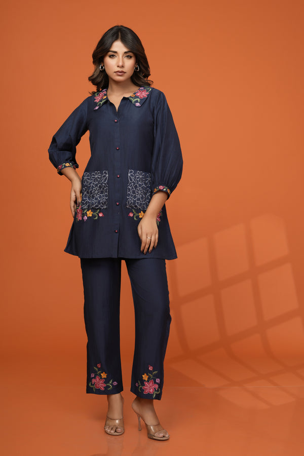 Darika Indi Embroidery Co-ord Set