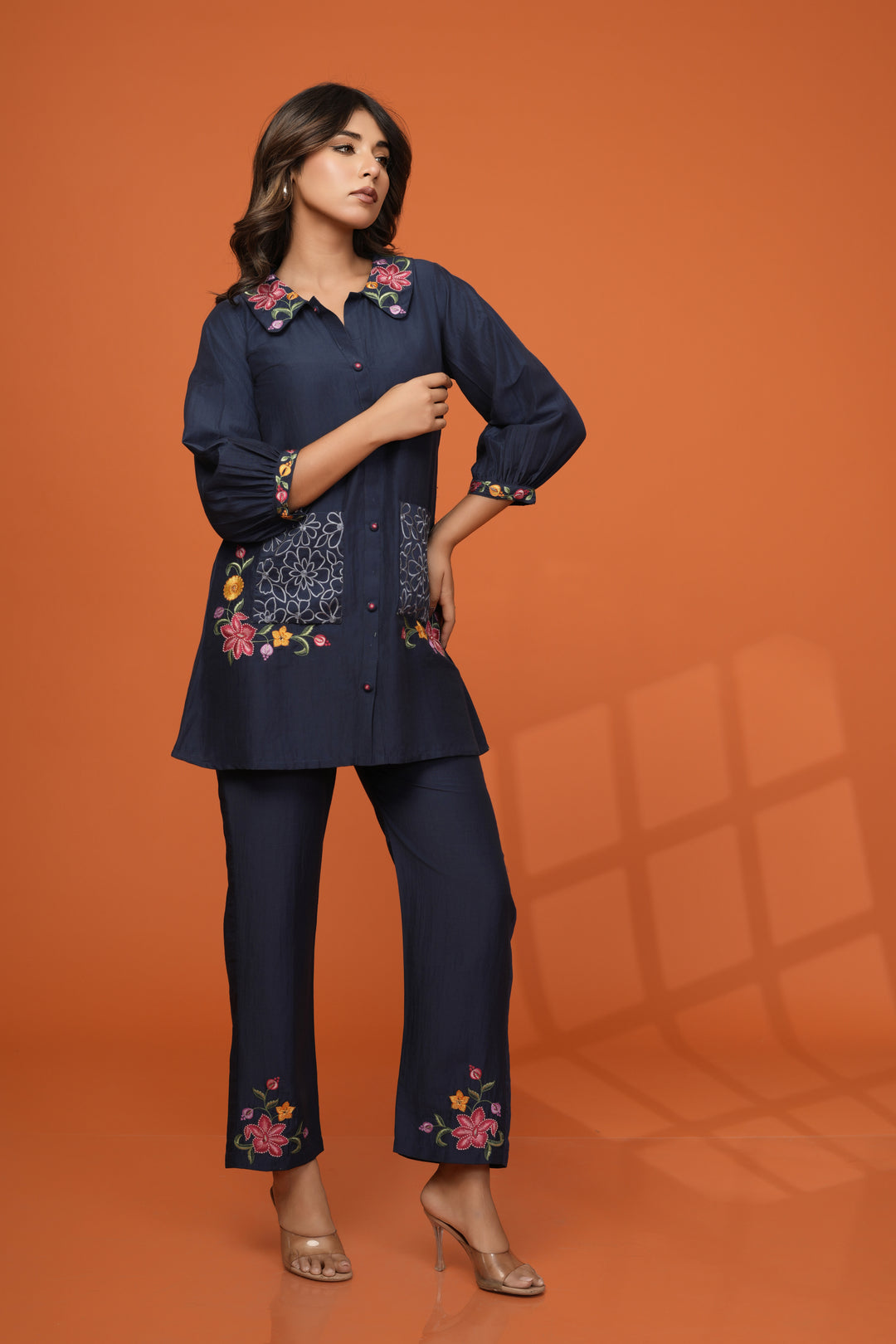 Darika Indi Embroidery Co-ord Set