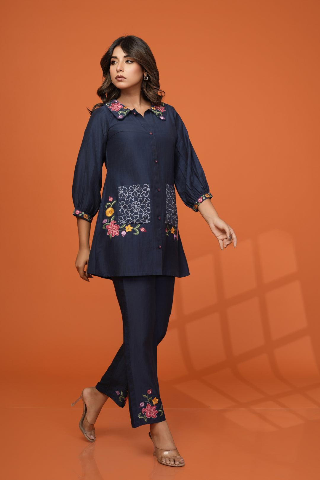 Darika Indi Embroidery Co-ord Set