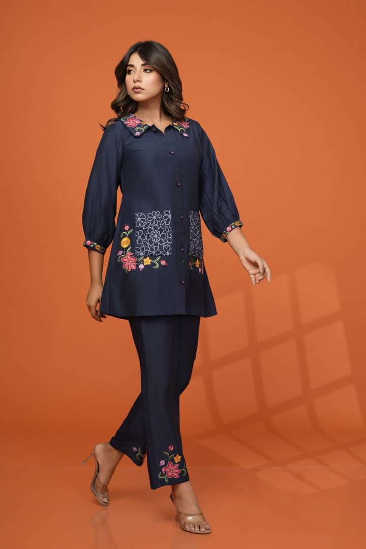 Darika Indi Embroidery Co-ord Set