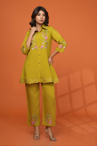 Darika sunshine embroidery co-ord set