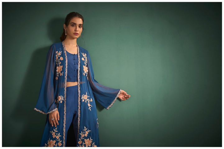 Kimaya hibis full work fusion wear set