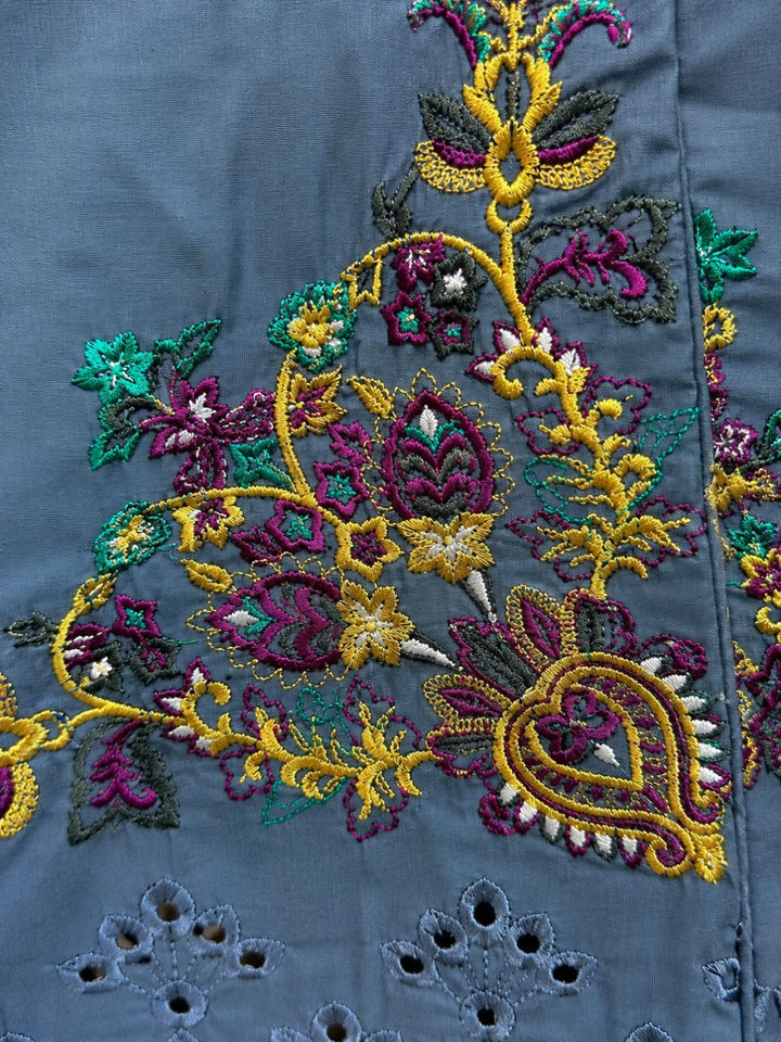 Mayuri Glacier Schiffili Embroidered Co-ord Set