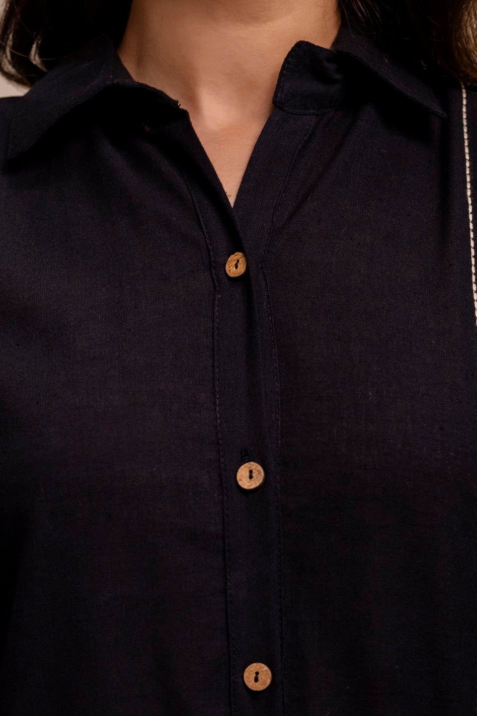 Viyona Jet Embroidered Co-ord Set