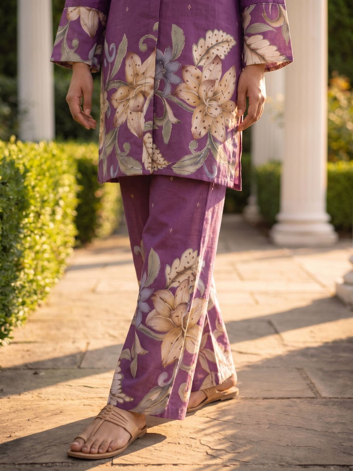 Shanti Mulberry Printed Cotton Co-ord Set