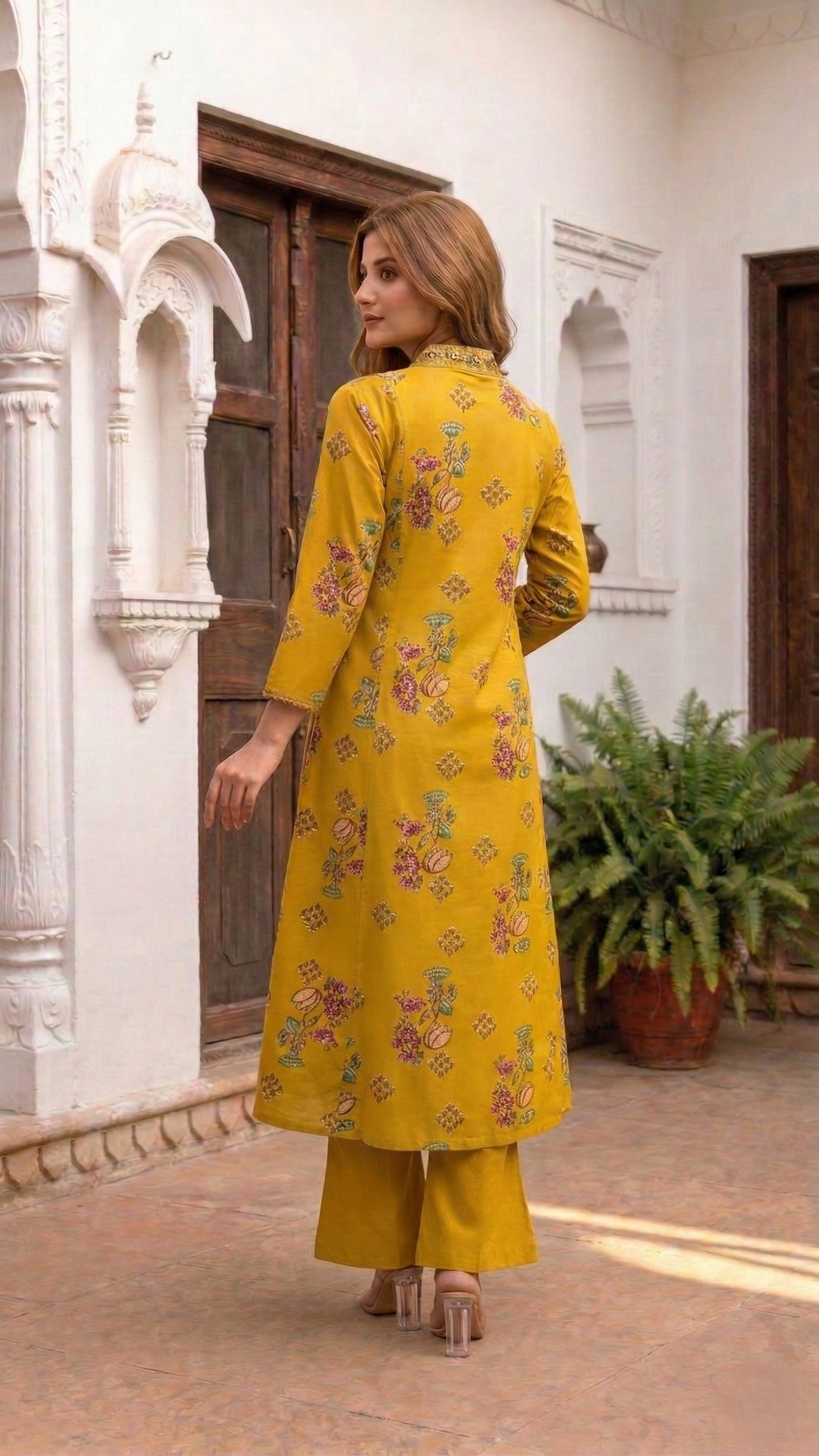Vairagi Amber Printed Work Suit Set