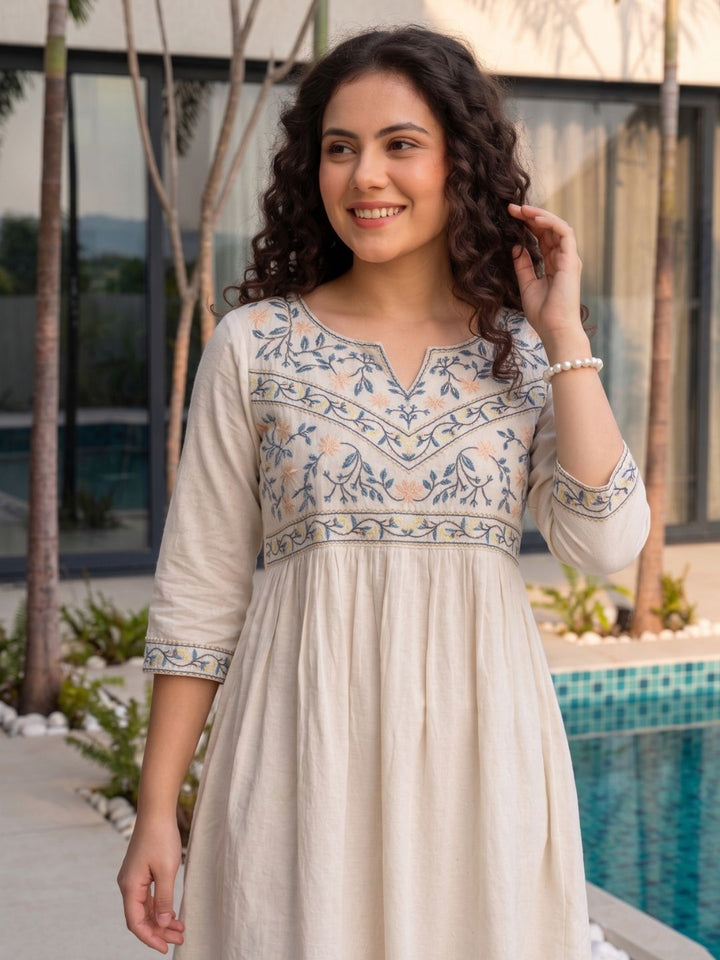 Jimmy Angel Cotton Embroidered Dress