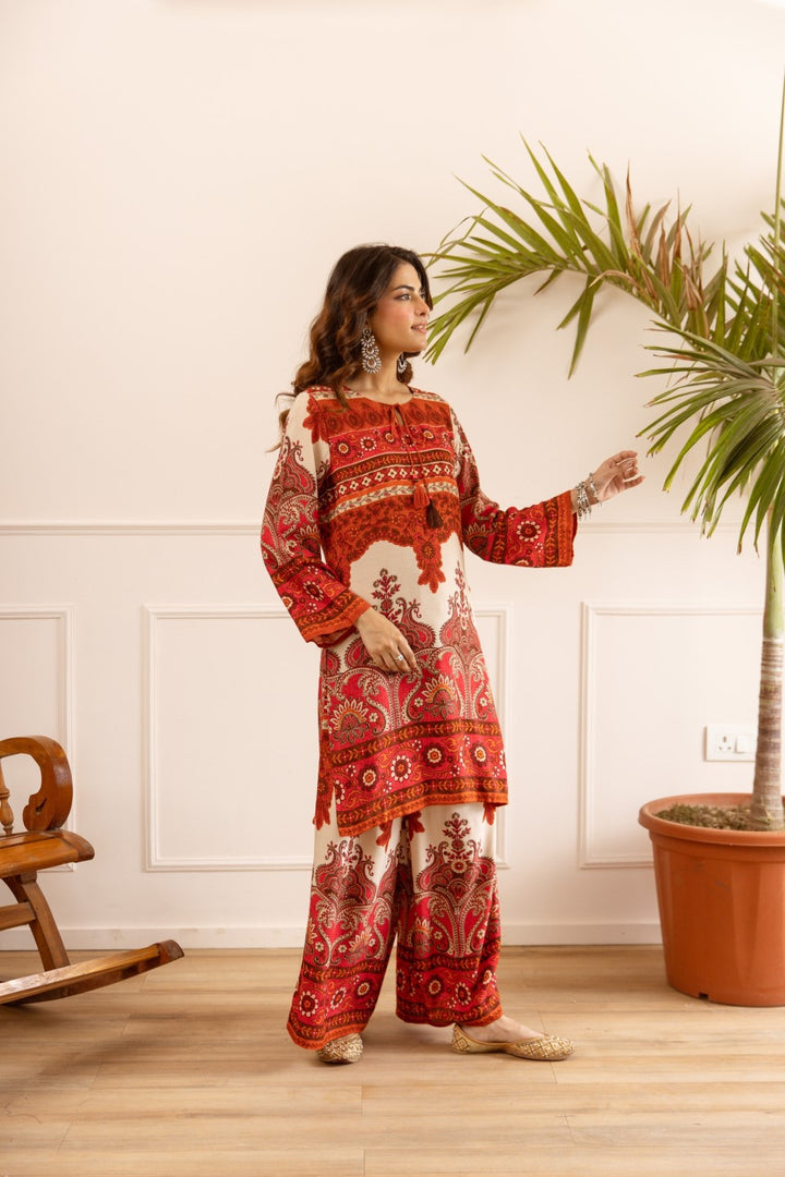 Karen fire cotton co-ord set