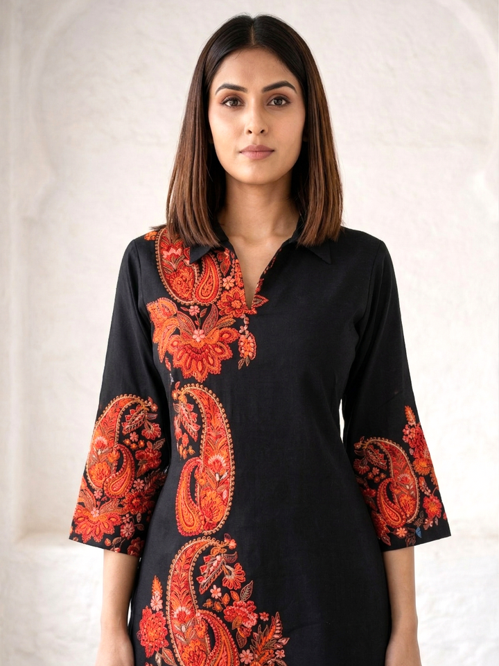 Akshara sepia printed co-ord set