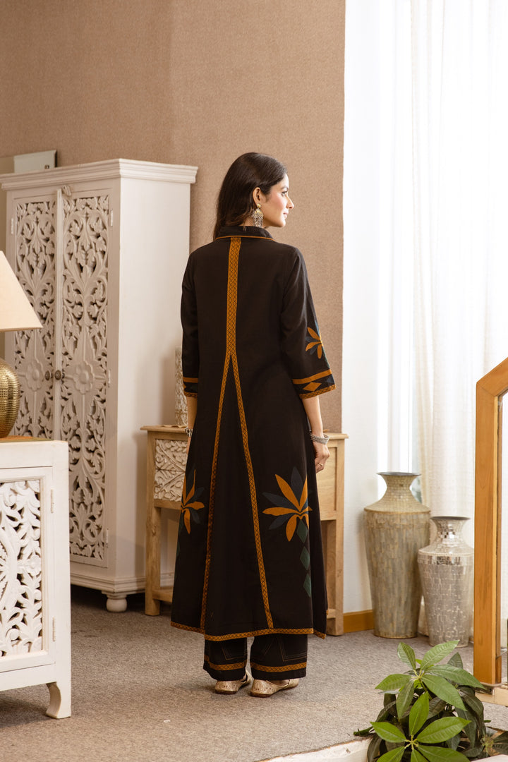 Karen sidian printed kurta pant set