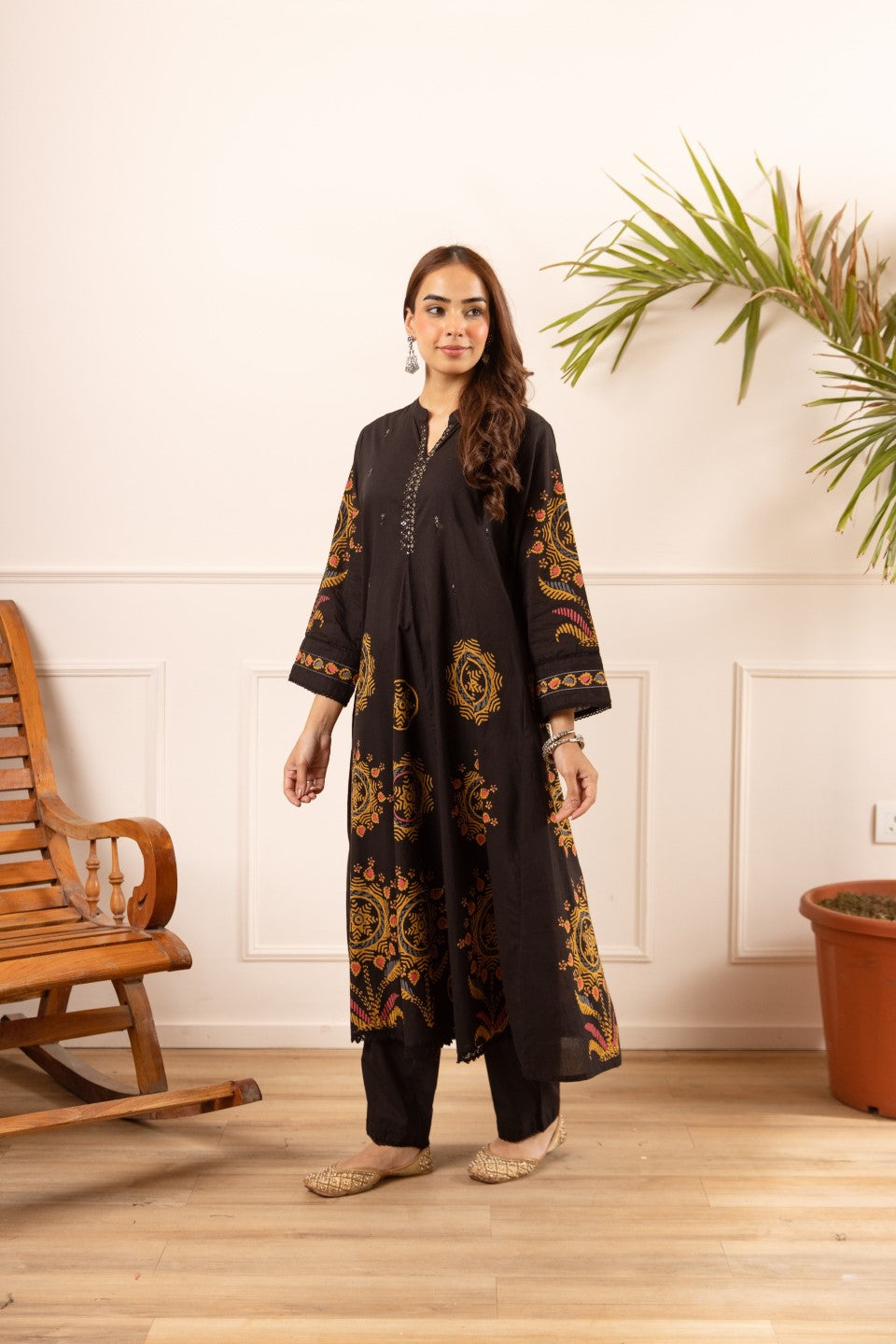 Karen ink printed kurta pant set