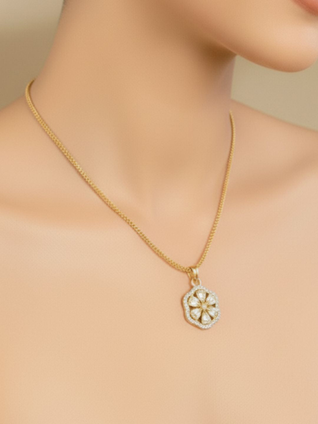 ANTAARA FLORAL STUD & PENDANT SET