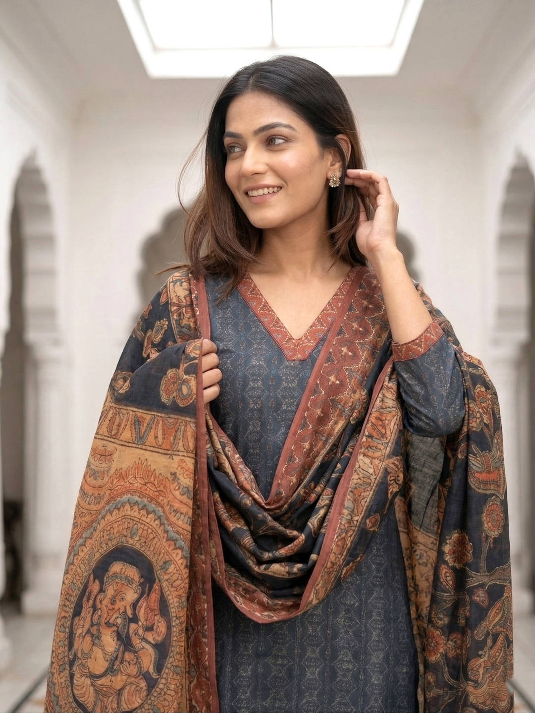 Katy Midnight Printed Suit Set