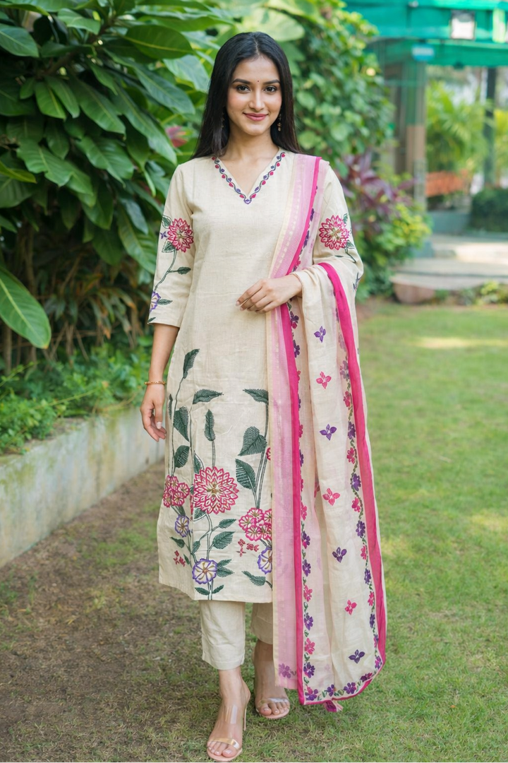 Kartar angel cotton suit set